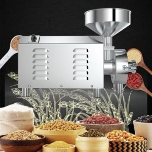 Commercial Grain Powder Pulverizer Nut Small Cocoa Cassava Leaves Sesame Coconut Grinding Equipment Food Grinder Making Machine in ghana
