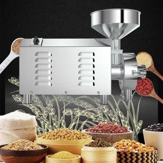 Commercial Grain Powder Pulverizer Nut Small Cocoa Cassava Leaves Sesame Coconut Grinding Equipment Food Grinder Making Machine in ghana Commercial Grain Powder Pulverizer Nut Small Cocoa Cassava Leaves Sesame Coconut Grinding Equipment Food Grinder Making Machine in ghana